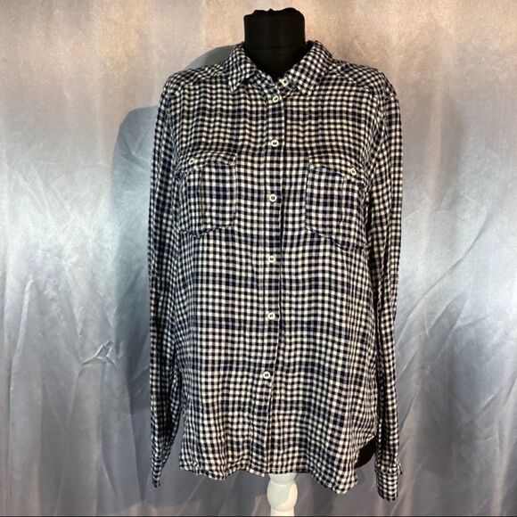 Paige Plaid Button Down  - Picture 1 of 8